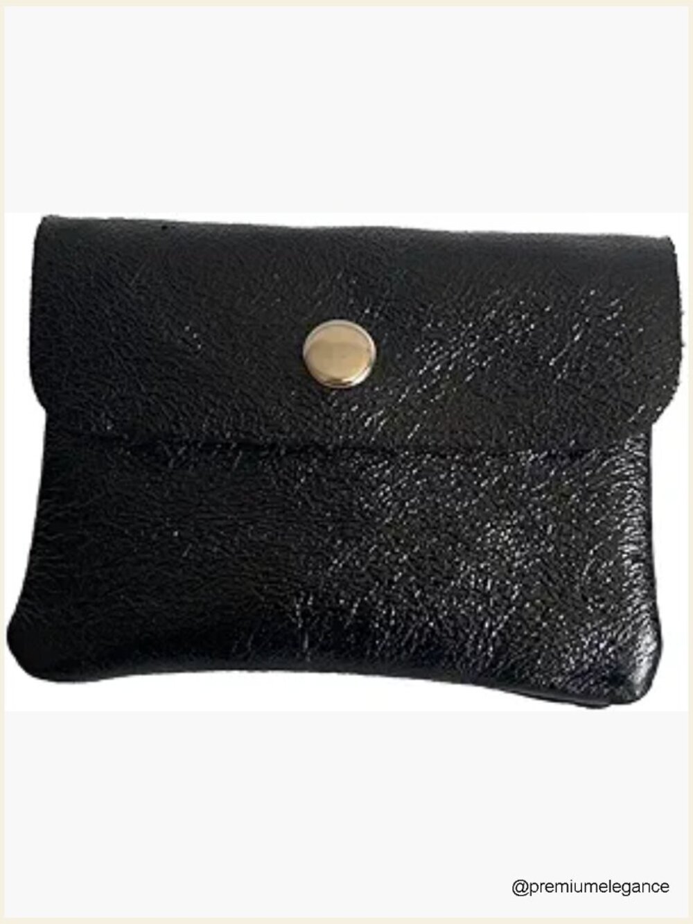 Small Italian Leather Wallet with Multiple Compartments